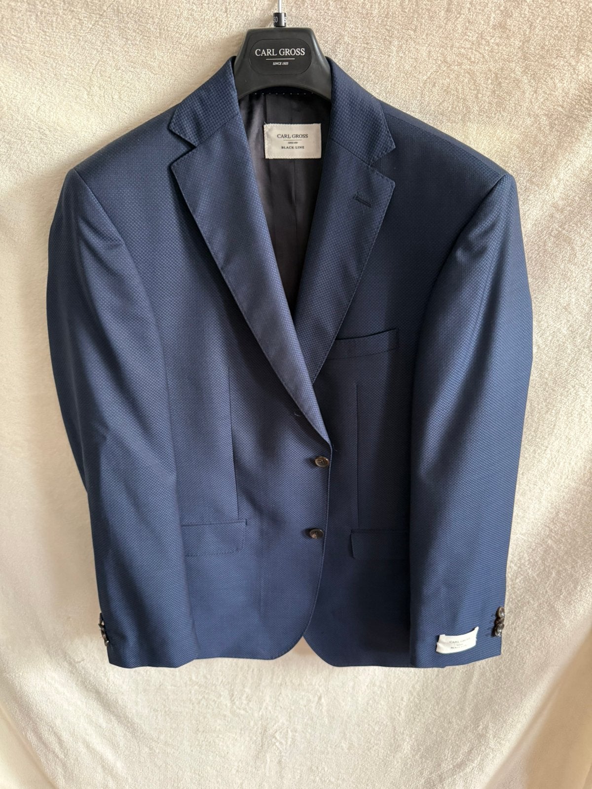Nieuw blauw colbert van Carl Gross maat 50, Kleding | Heren, Kostuums en Colberts, Carl gross, Nieuw, Ophalen of Verzenden, Maat 48/50 (M)