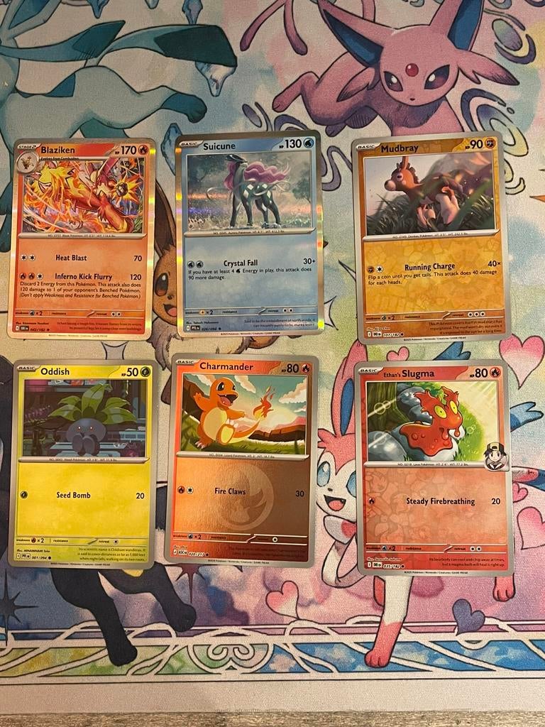 10 random (reverse)HOLO kaarten, Ophalen of Verzenden, Zo goed als nieuw, Meerdere kaarten