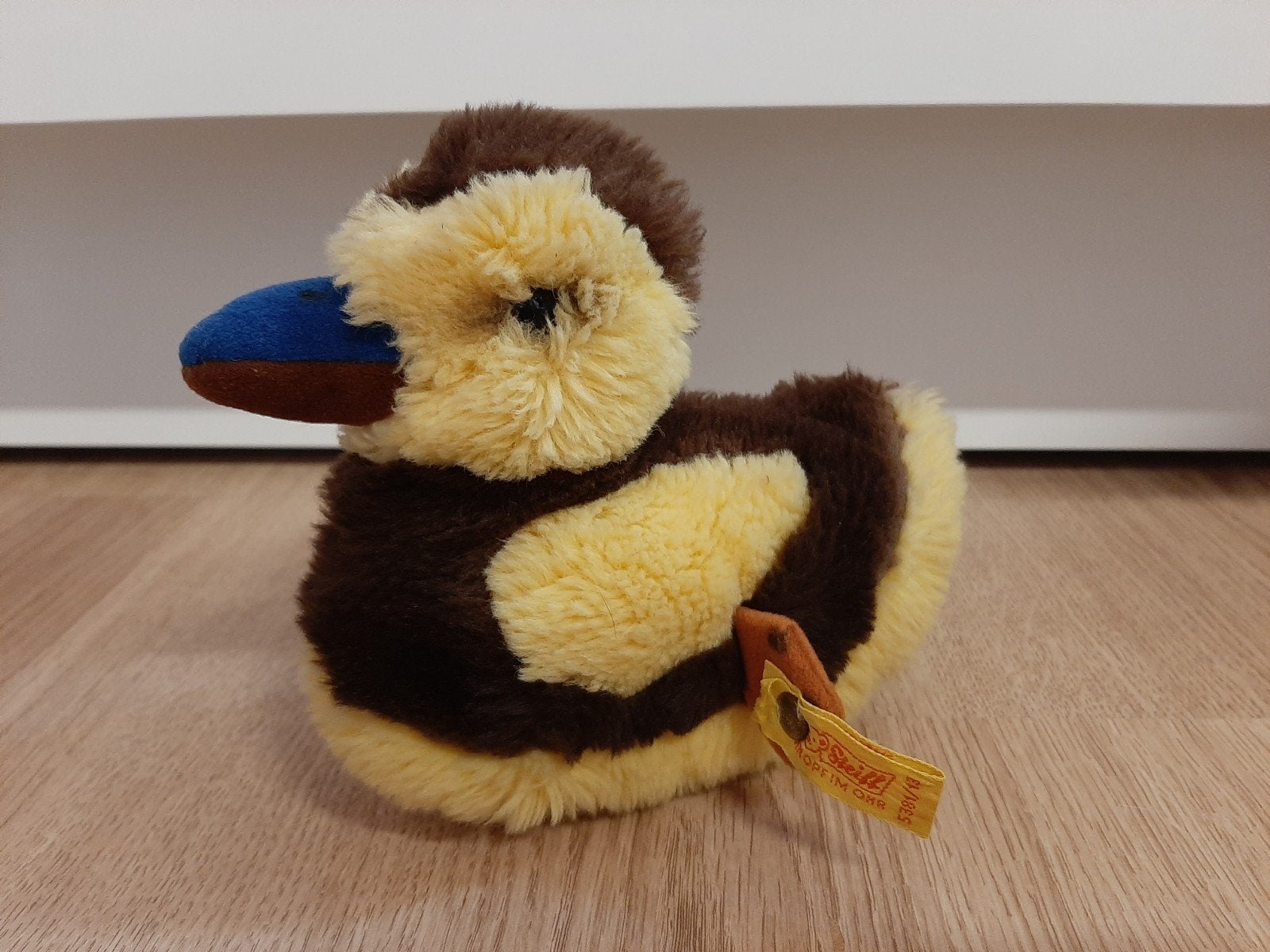 Steiff eend knuffeltje 15 cm, Ophalen of Verzenden