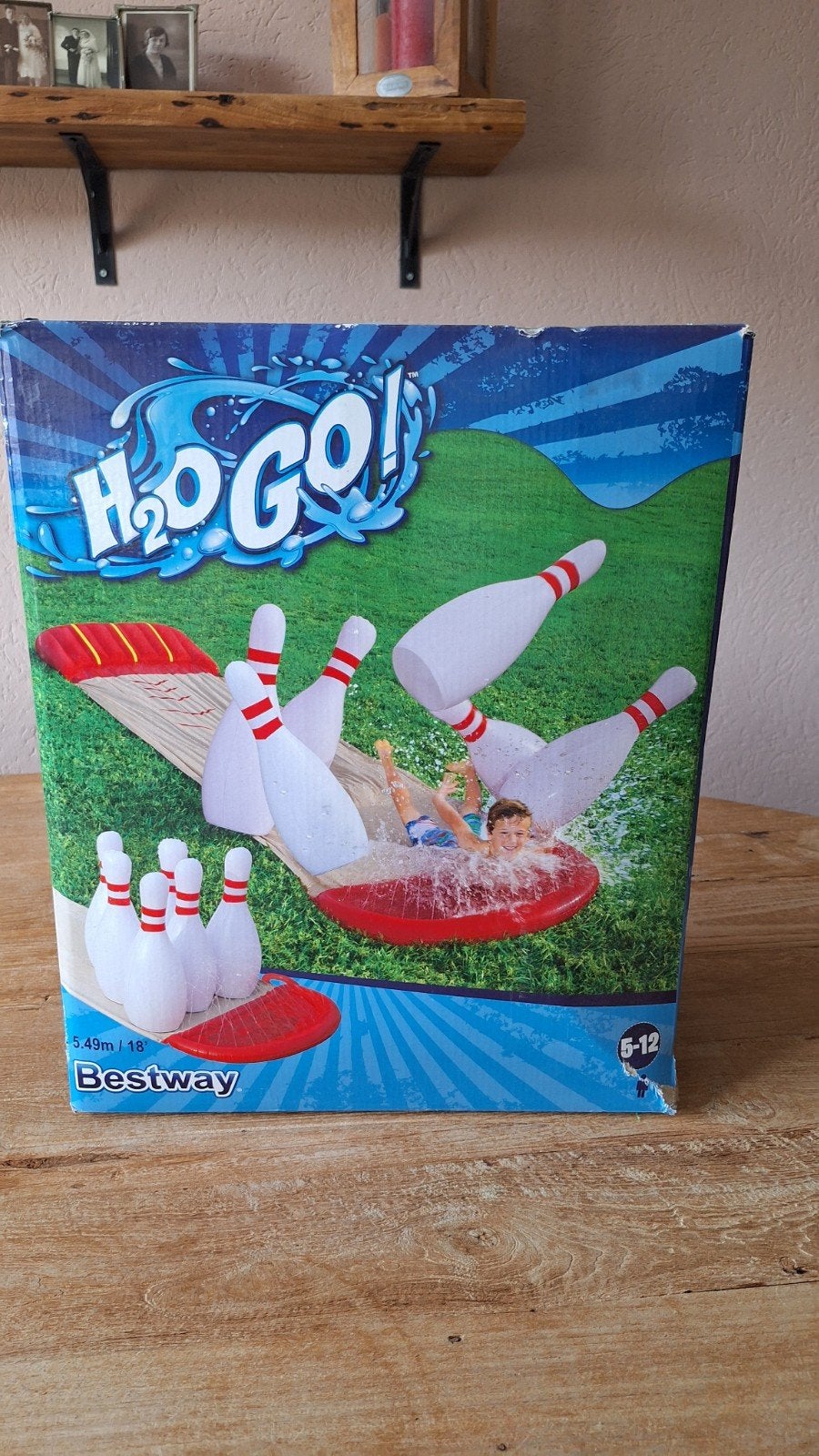 H2OGO! Bestway Waterglijbaan met Bowling Set, Ophalen of Verzenden, Nieuw