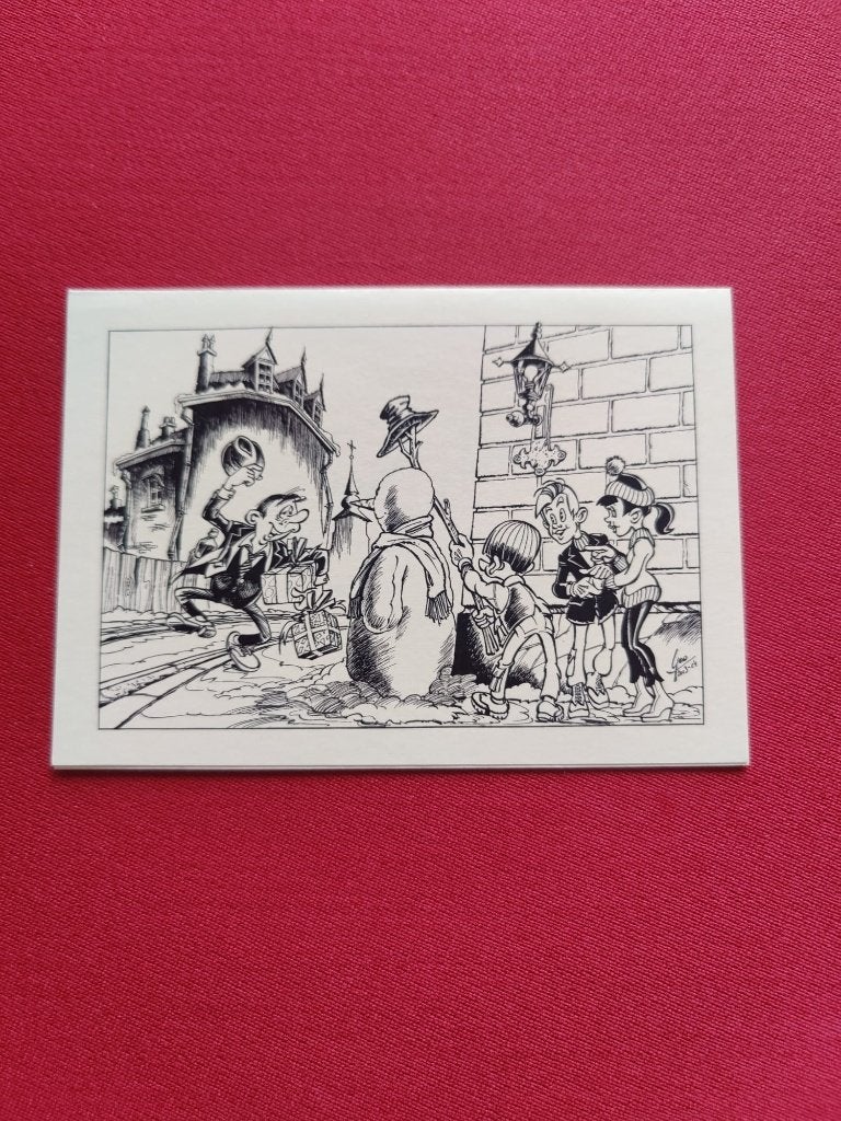 Kerstkaart 2004 van GEO George de Buyser - GESIGNEERD !, Nieuw, Ophalen of Verzenden, Georges de Buyser, Eén stripboek
