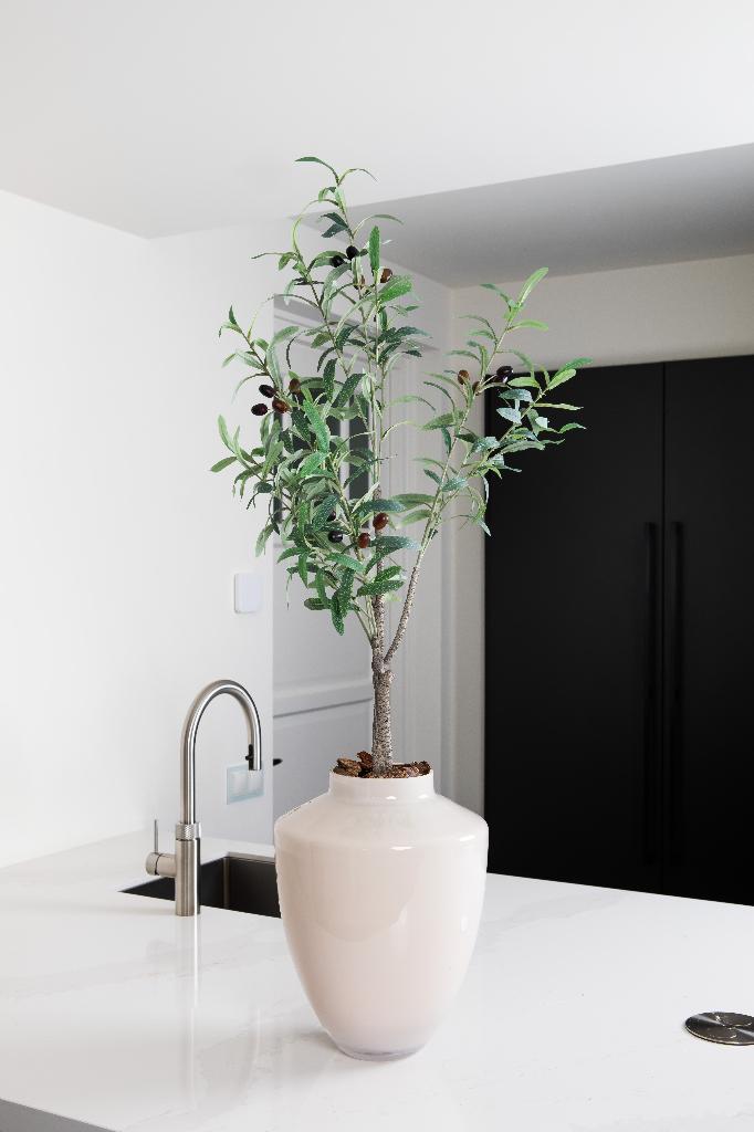 Olijf kustboom 90 cm NIEUW, Groen, Kunstplant, 90 cm, Nieuw