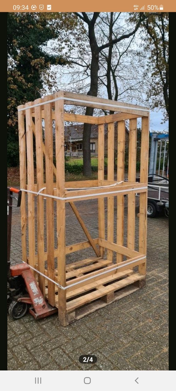 houtopslag, Minder dan 3 m³, Ophalen