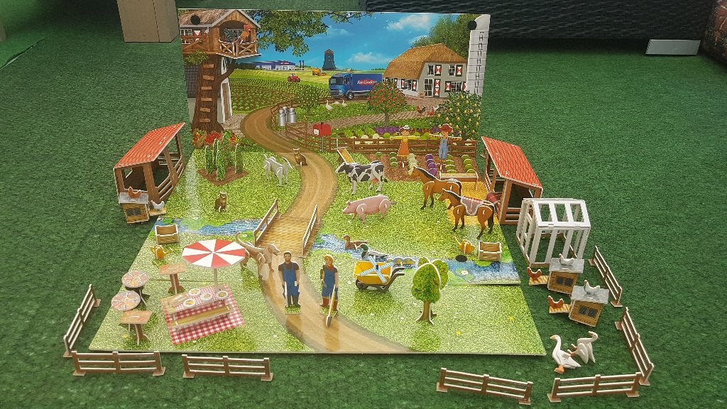 Bouw Je Boerderij - Jan Linders - uitgebreide set, Overige supermarkten, Ophalen of Verzenden