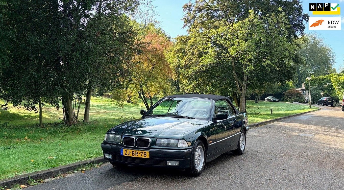 BMW 3-serie Cabrio 320i Volledige historie, Auto's, Achterwielaandrijving, Gebruikt, Beige, 4 stoelen