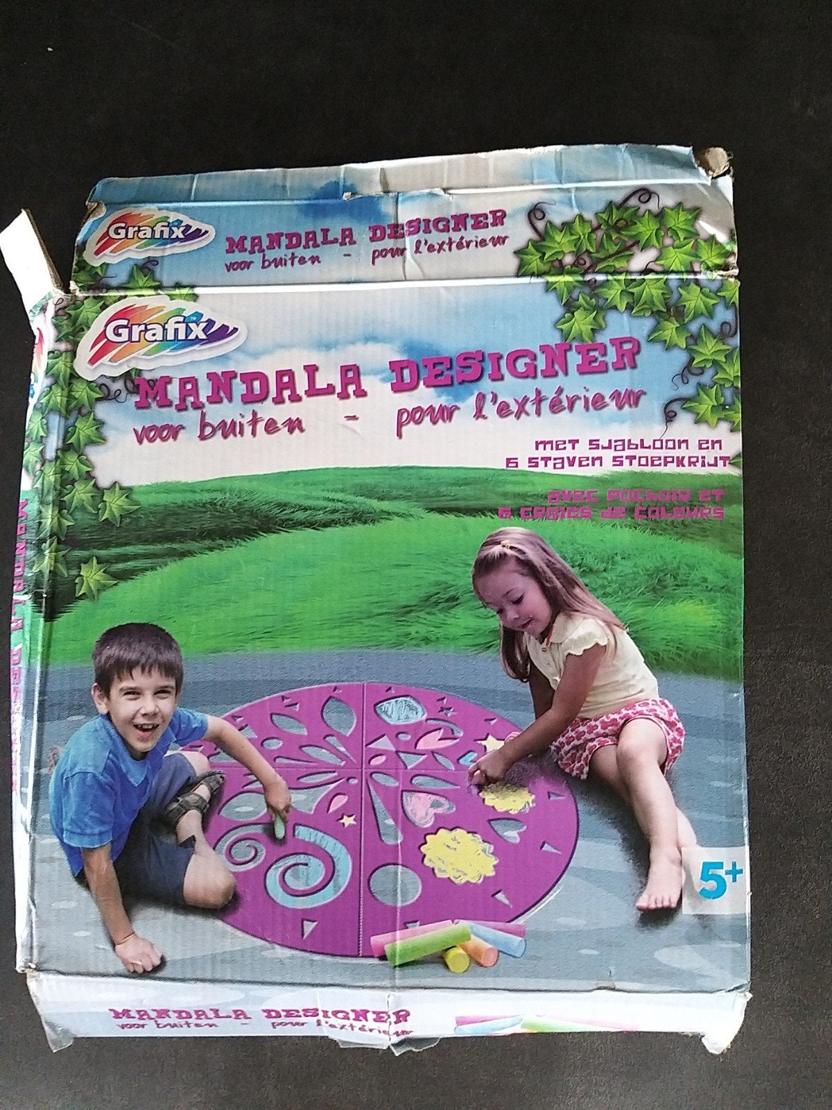 Mandala designer / sjabloon voor stoepkrijten., Ophalen of Verzenden
