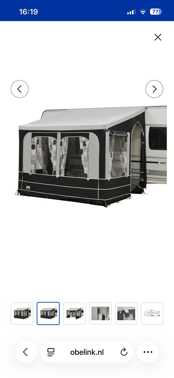 Wintertent hypercamp mont blanc, Ophalen, Gebruikt, PVC, Overige merken