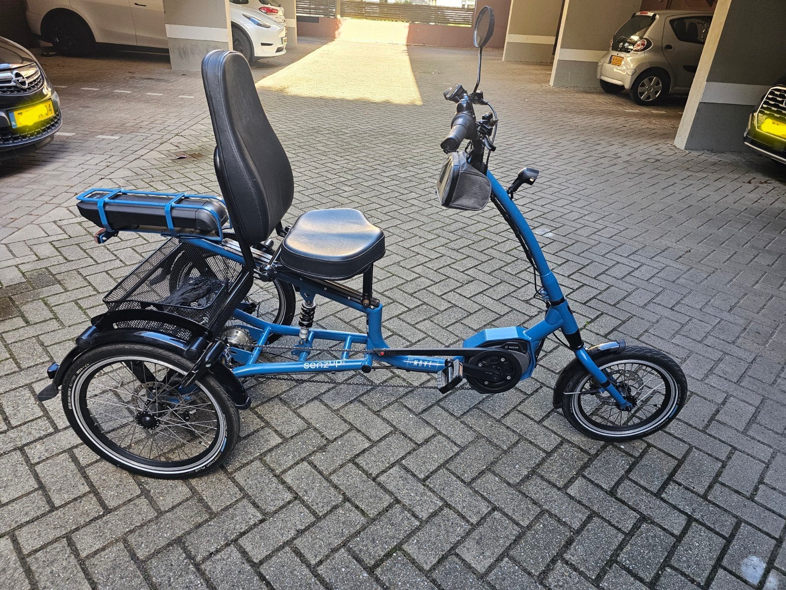 Senzup Move driewielfiets - Bosch 500Wh - Slechts 90km!, Ophalen, Zo goed als nieuw