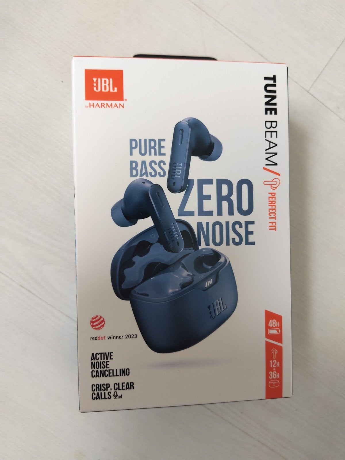 JBL Tune Beam Draadloze In-ear Koptelefoon - Blauw, Ophalen of Verzenden