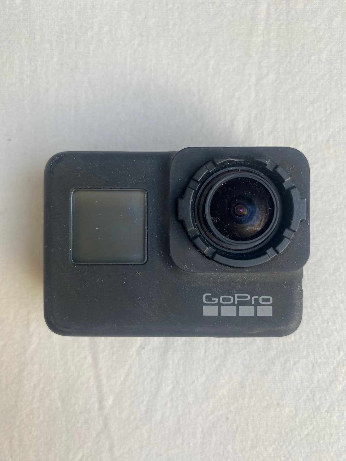 GoPro Hero 7 Black met lichte hoekbeschadiging, Ophalen, Gebruikt, GoPro