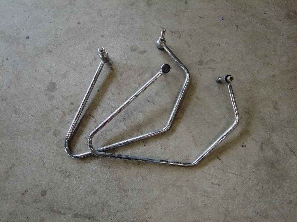 Triumph America - Speedmaster Zadeltasbeugelset, Motoren, Ophalen of Verzenden, Gebruikt