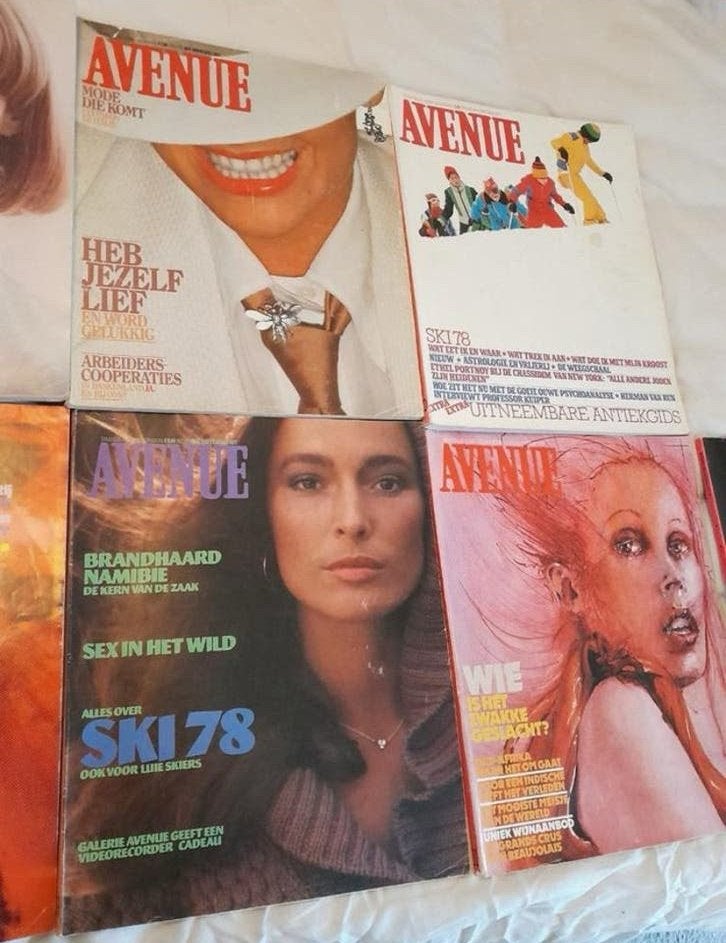 11 Vintage Avenue tijdschriften 1977, maand mei ontbreekt, Ophalen of Verzenden, 1960 tot 1980, Tijdschrift