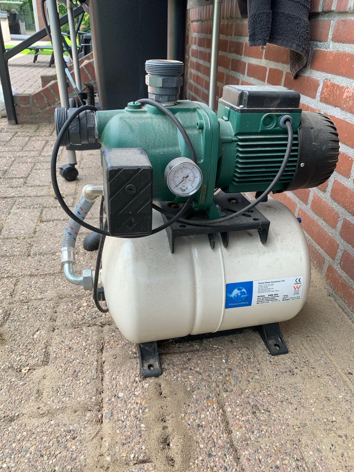 DAB JET 132 M Hydrofoorpomp met drukvat 20 liter, Tuin en Terras, Waterpompen, Ophalen