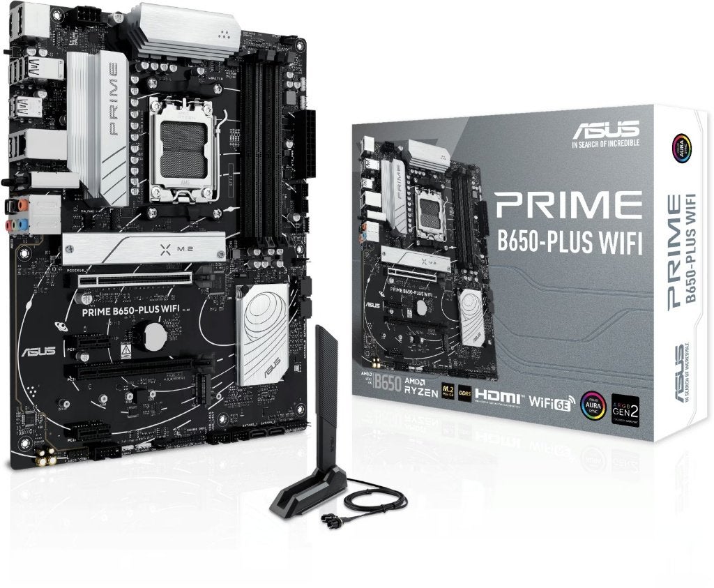 ASUS Prime B650-PLUS WIFI Moederbord, Ophalen of Verzenden, Zo goed als nieuw, ATX, DDR5