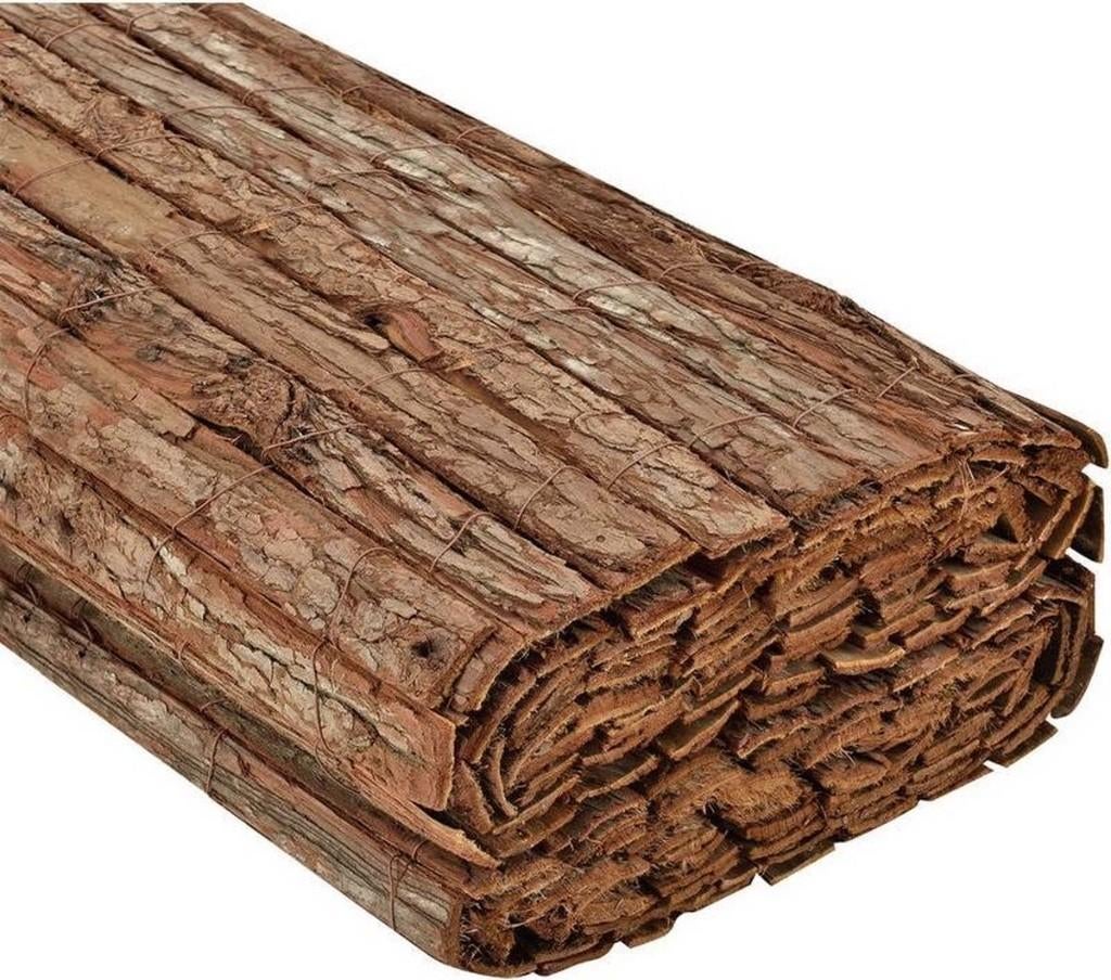 Boomschorsmat tuinscherm enkelzijdig 200x500cm, Overige materialen, 200 cm of meer, Nieuw, Ophalen of Verzenden