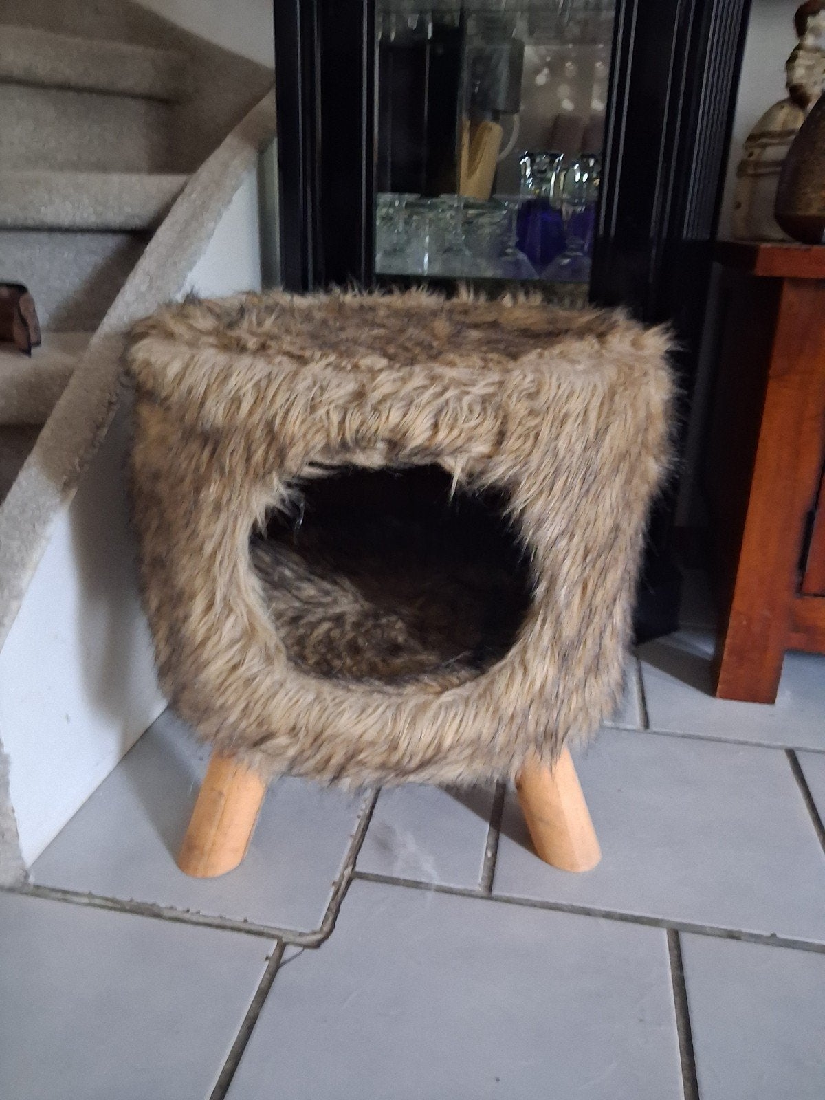 Hond of kat huisje me nep bont.., Ophalen
