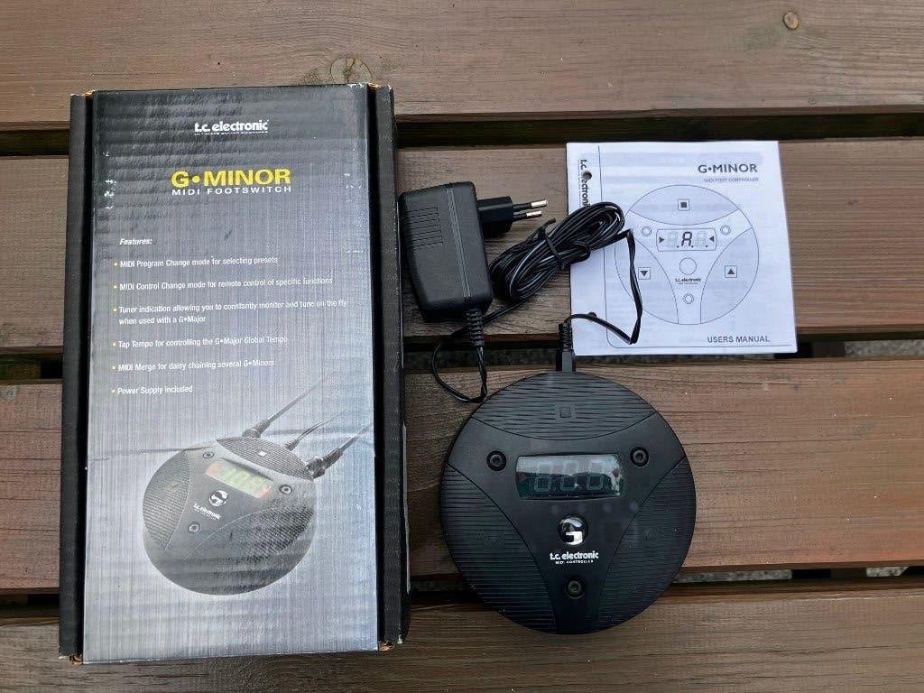 TC Electronic G_minor MIDI voetschakelaar, Muziek en Instrumenten, Effecten, Ophalen, Zo goed als nieuw, Overige typen