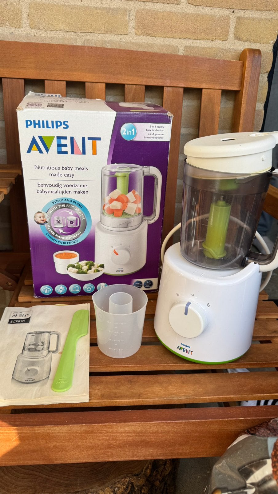 Philips Avent 2-in-1 Babyvoedingmaker (SCF870), Ophalen of Verzenden, Gebruikt, Babyvoedingmaker, Philips Avent