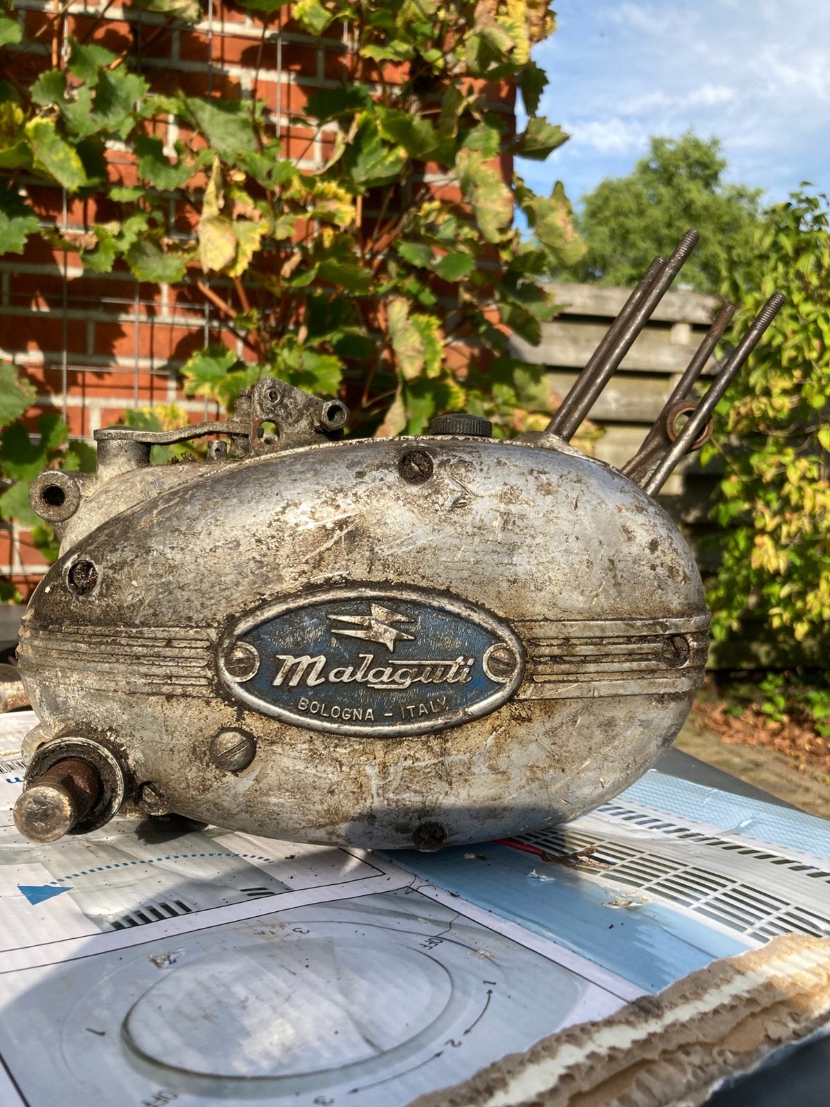 Morini Franco motor Turbo 3 versnelling Malaguti, Ophalen of Verzenden, Gebruikt, Blok, Overige merken