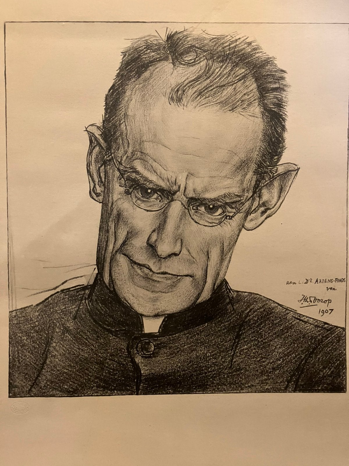 Heel oude isografie Jan Toorop ( Ariens), Ophalen of Verzenden