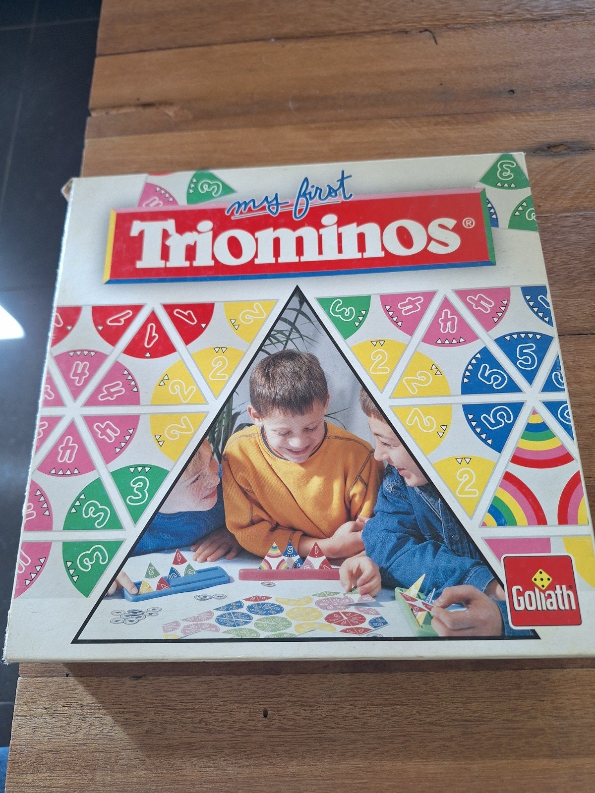 My First Triominos - Educatief Gezelschapsspel, Hobby en Vrije tijd, Drie of vier spelers, Ophalen of Verzenden, Zo goed als nieuw