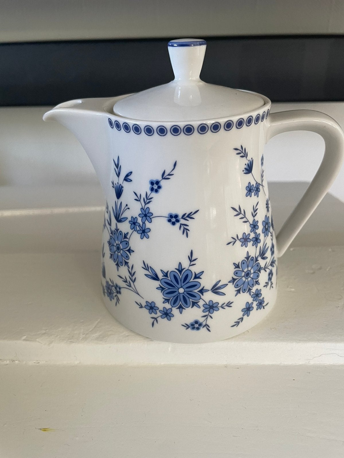 Bayerisch Blau theepotje, Antiek en Kunst, Ophalen of Verzenden