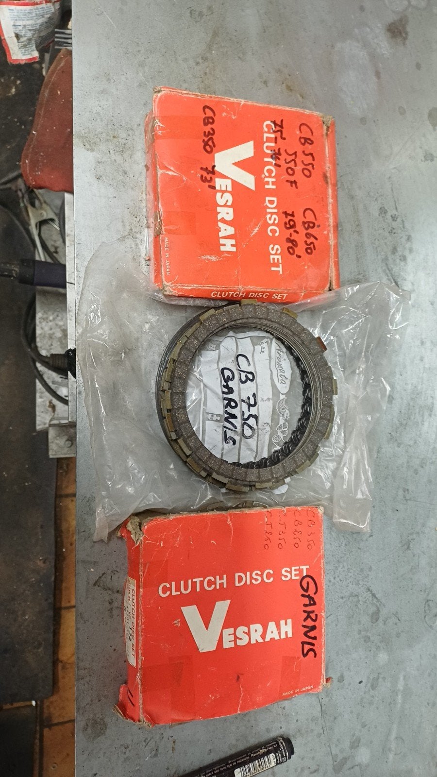 Nieuw koppelingsplaten  
Honda cb 750 - 550 - 350 - 250, Ophalen of Verzenden, Nieuw, Overige merken