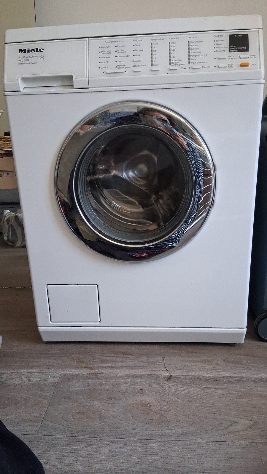 Miele W 5360 SoftCare System Wasmachine, Witgoed en Apparatuur, Wasmachines, Ophalen, Gebruikt, Voorlader, 85 tot 90 cm