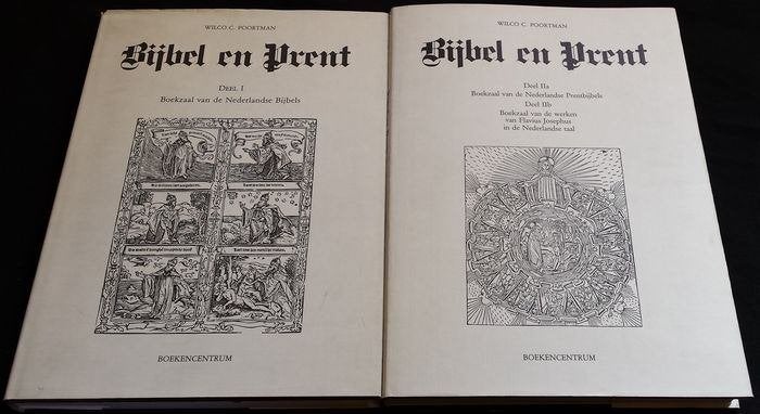 Bijbel en Prent; Wilco C.Poortman, beide delen, Ophalen of Verzenden