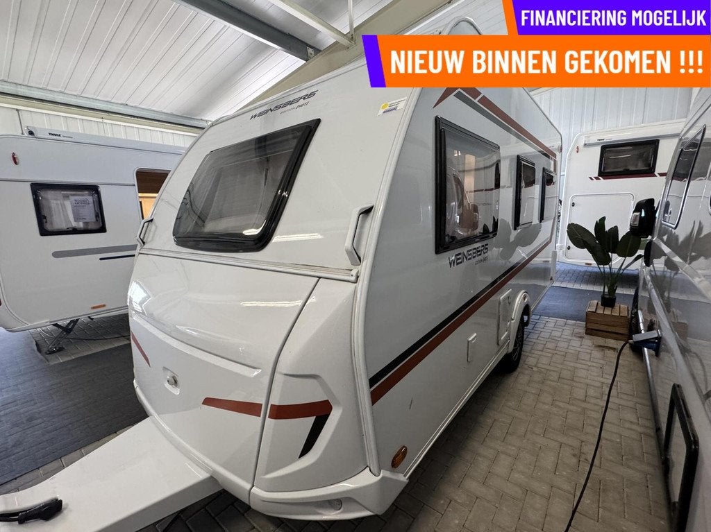 Weinsberg 420 QD CARA ONE HOT ED.DWARSBED,MOVER,CASS.LUIFEL, Caravans en Kamperen, Caravans, Bedrijf, 750 - 1000 kg, 6 tot 7 meter