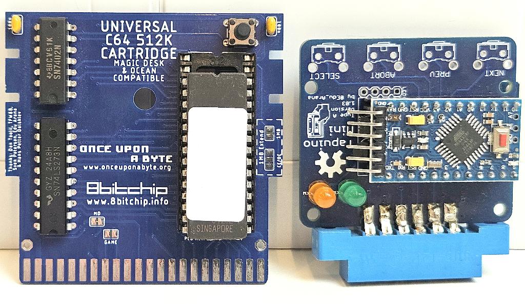 Tapuino Mini + 512K cartridge Commodore 64 getest, Computers en Software, Vintage Computers, Ophalen of Verzenden