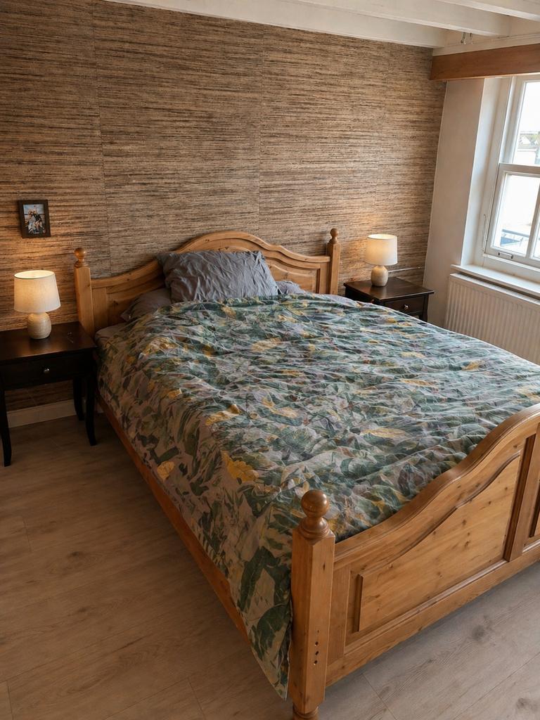 Bed frame 160x200, Ophalen, Gebruikt, Tweepersoons