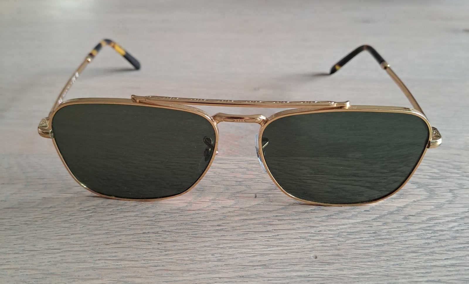 Ray Ban heren zonnebril goud - Als nieuw!, Ophalen, Zo goed als nieuw, Overige kleuren, Ray-Ban