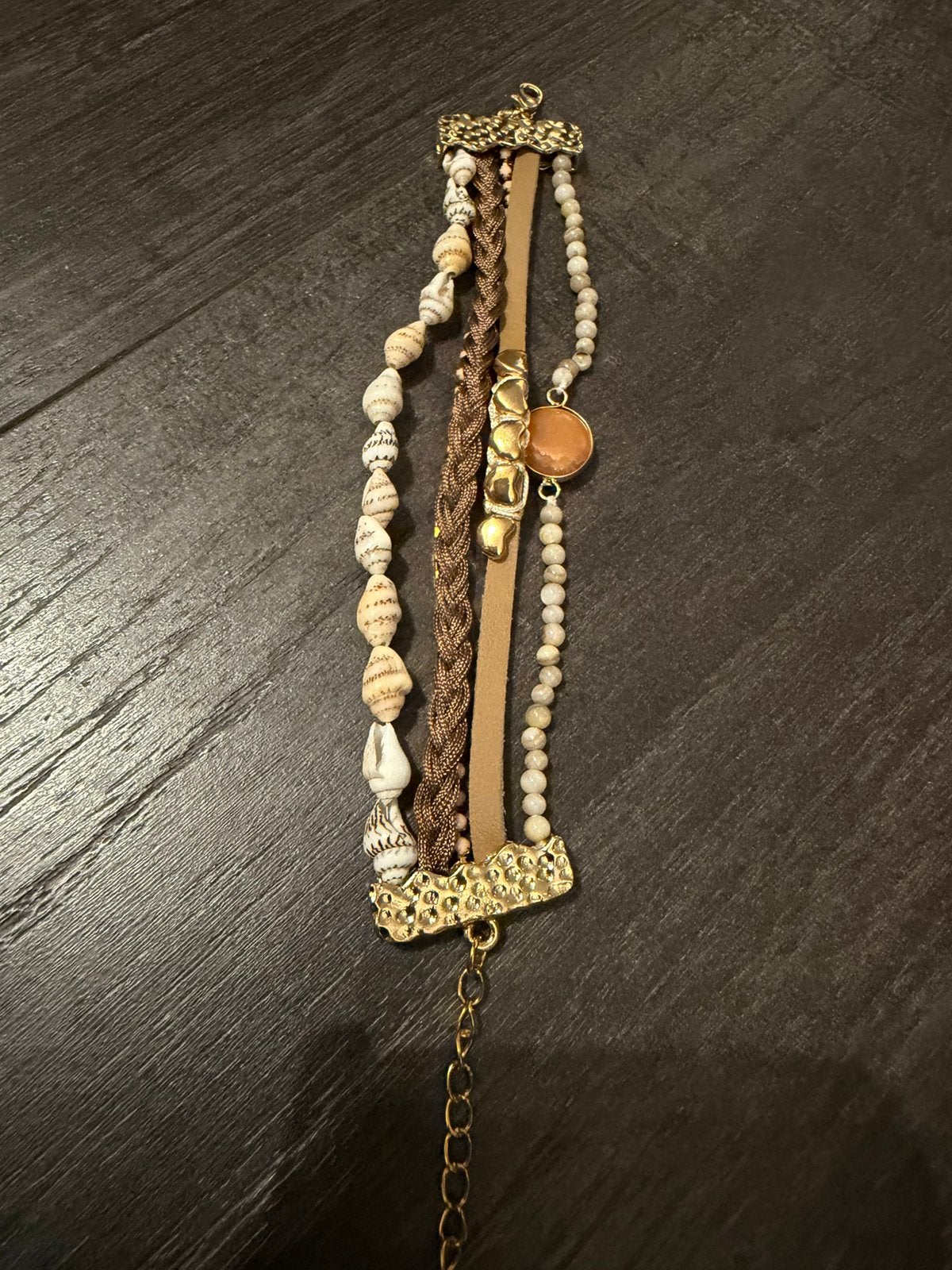 Partij 6 stuks mooie armbanden A2/2, Ophalen of Verzenden, Nieuw, Overige kleuren, Overige materialen