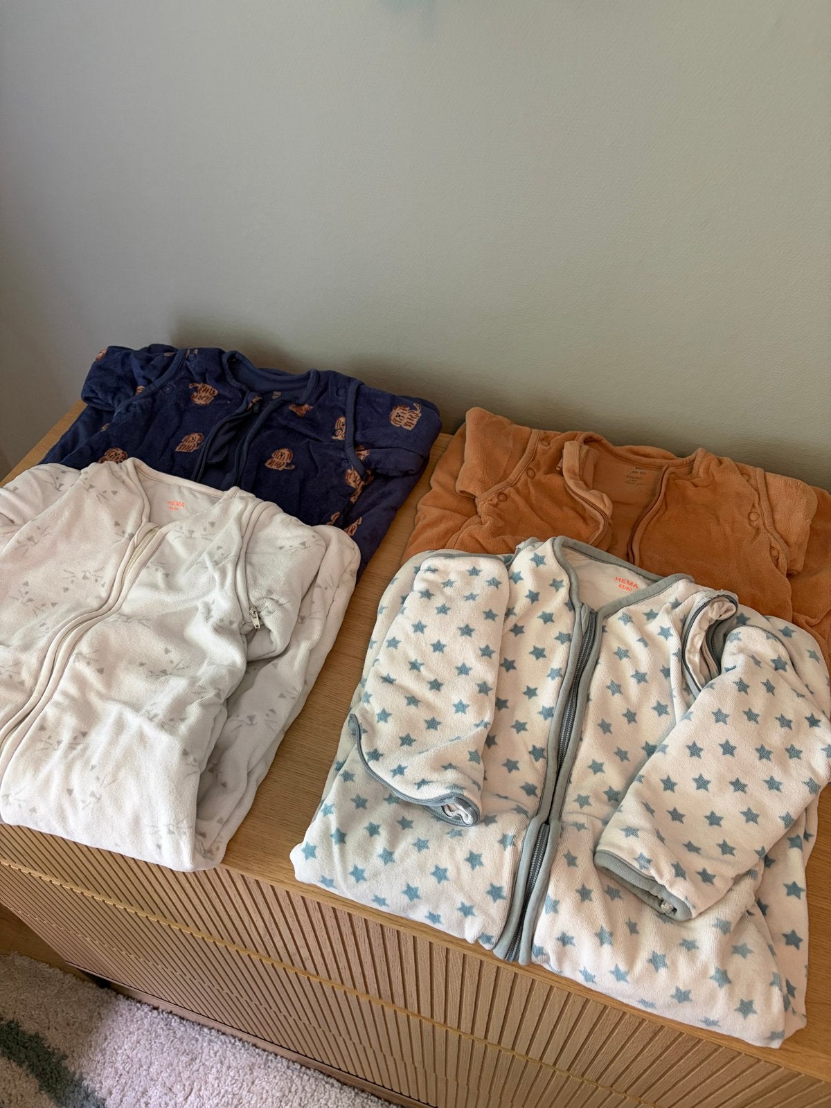 Slaapzakken voor baby's diverse maten, Ophalen, Wasbaar, Gebruikt, Hema