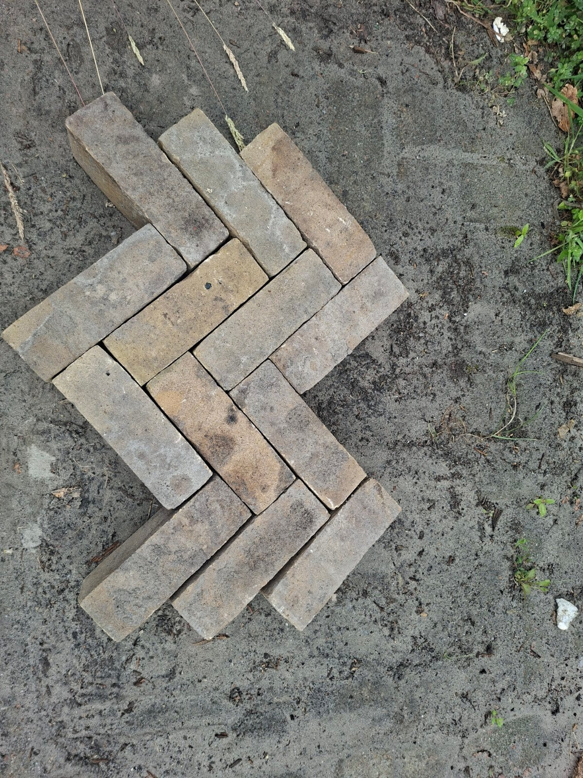 Gebakken Dikformaat Klinkers - Diverse Partijen, 10 m² of meer, Vloertegels, Overige materialen, 60 cm of meer