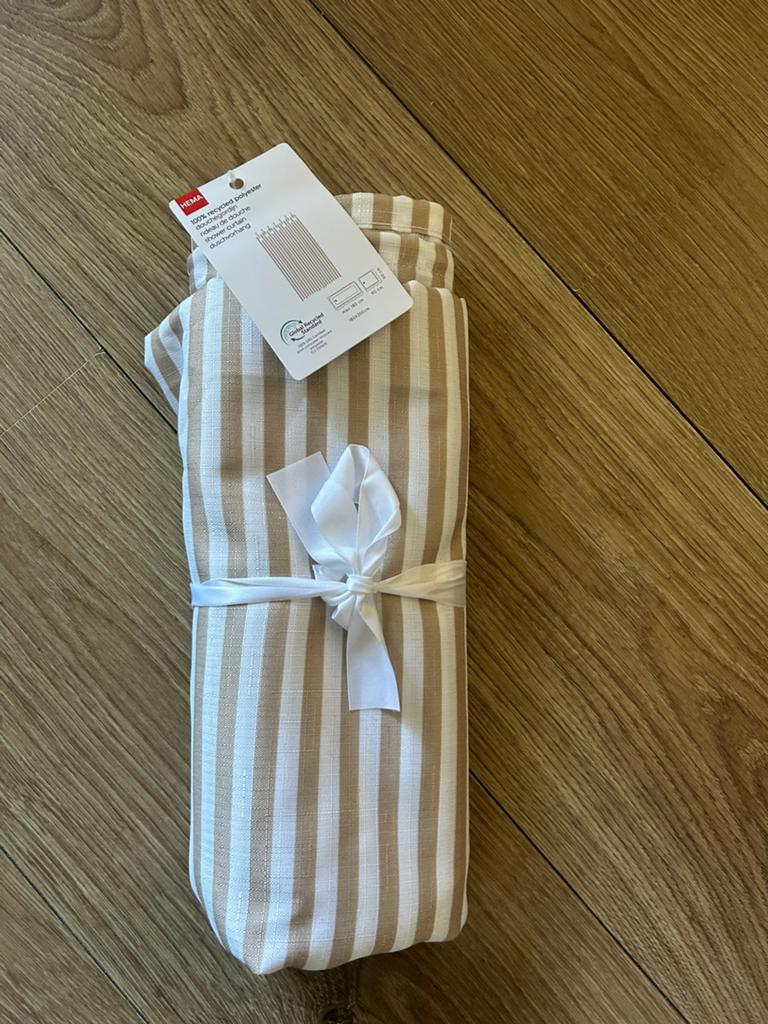 Douchegordijn Hema Nieuw, Ophalen of Verzenden, Nieuw, Wit