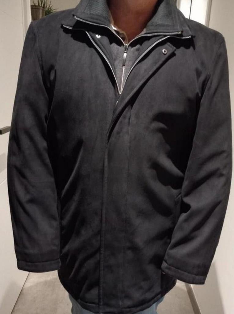 Kings Court zgan winterjas!, Kleding | Heren, Ophalen, Zwart, Maat 56/58 (XL), Zo goed als nieuw