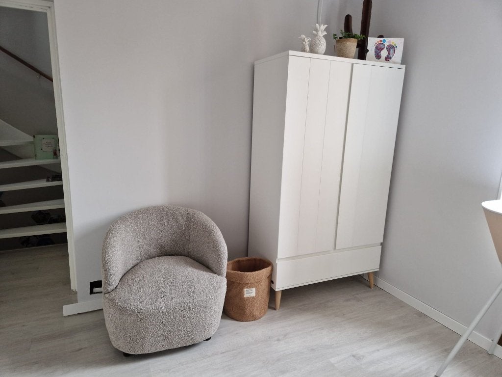 Ledikant, commode en kast serie Beach island white, Ophalen, Zo goed als nieuw, Jongetje of Meisje