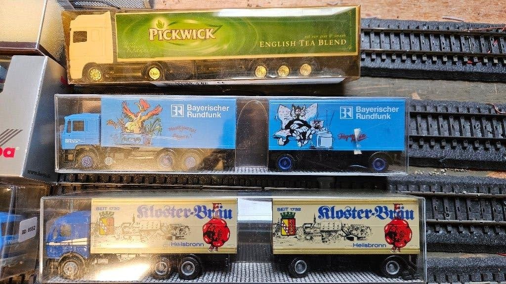 Diverse vrachtwagens H0, Overige merken, Gelijkstroom of Wisselstroom, Overige typen, Nieuw