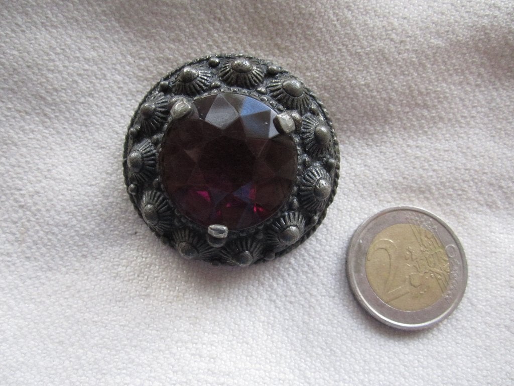 31.   Schitterende oude broche, Engeland, Ophalen, Overige materialen, Broche