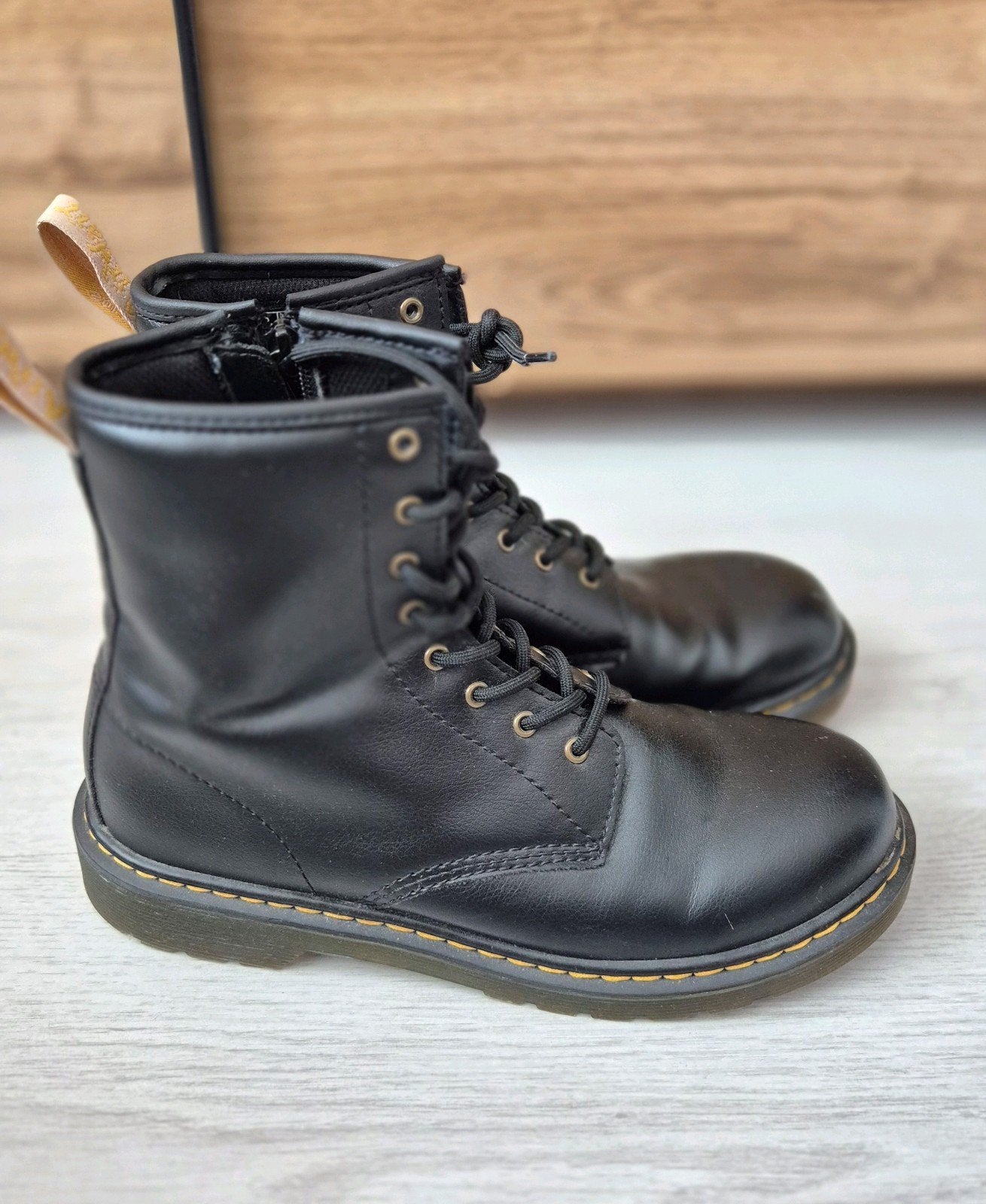 Dr. Martens Vegan 1460 Laarzen - Maat 38, Hoge laarzen, Zwart, Ophalen of Verzenden, Dr. Martens
