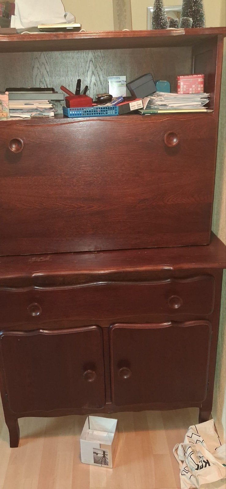comode kast massief eiken. gratis, Huis en Inrichting, Ophalen, Gebruikt