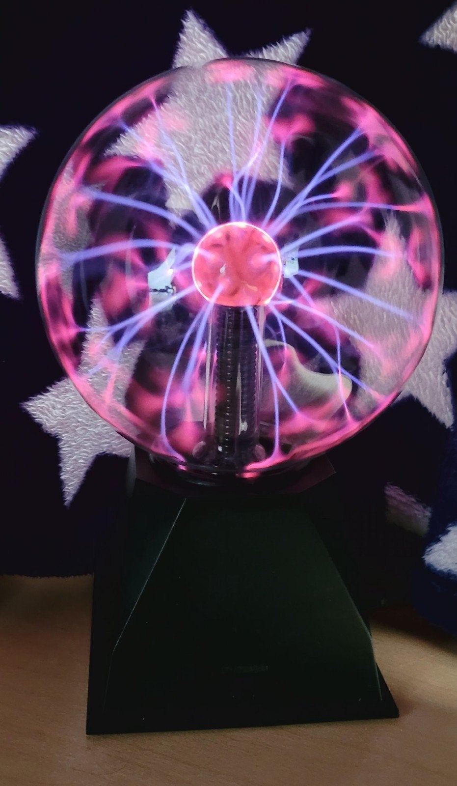 Plasma bal of tover lamp, Ophalen, Glas
