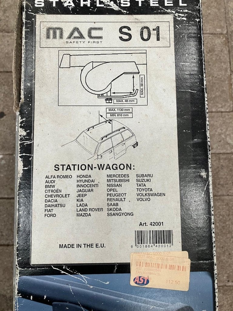Universele dakdragers voor station wagon, Auto diversen, Dakdragers, Zo goed als nieuw, Ophalen
