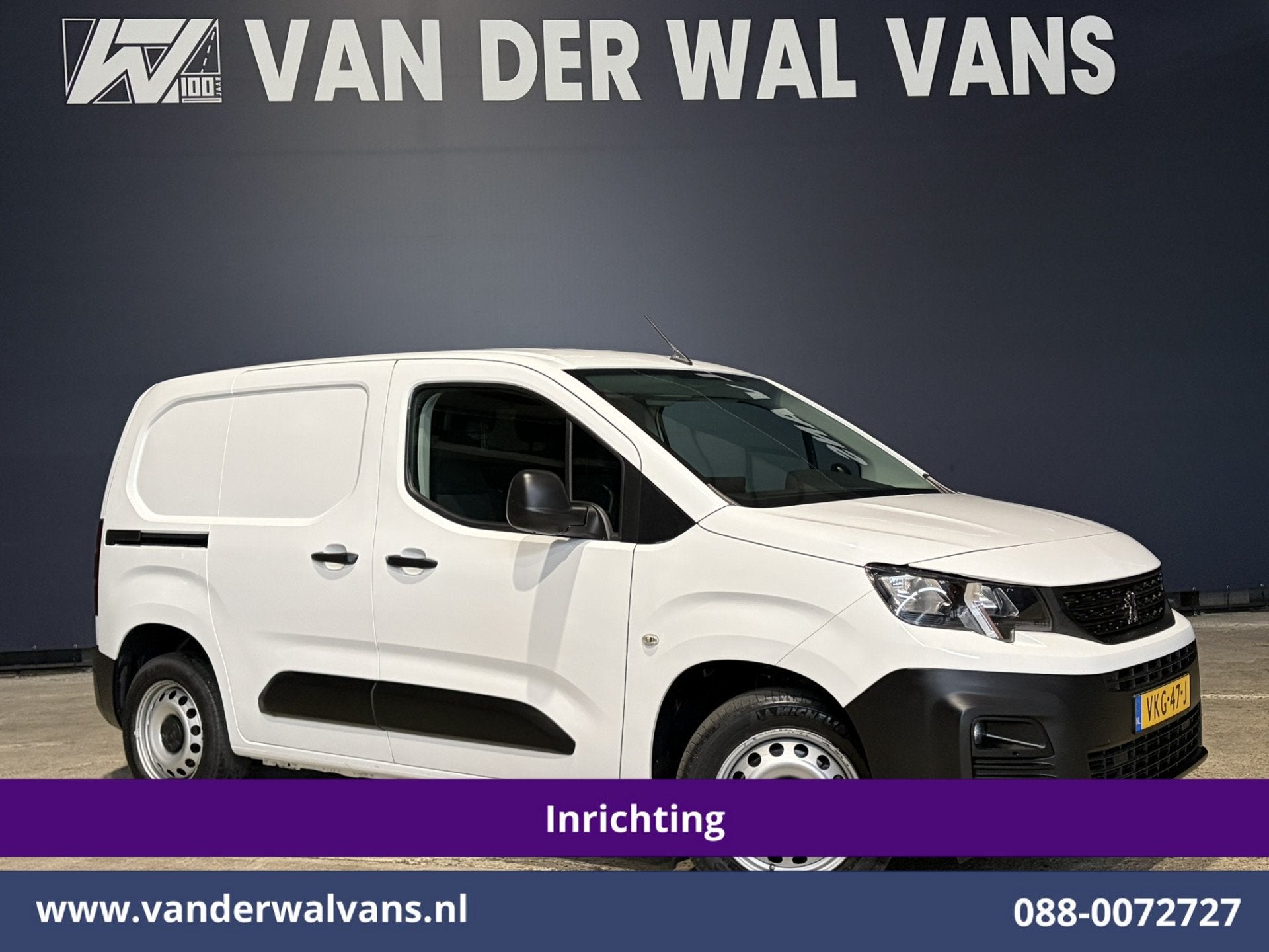 Peugeot Partner 1.5 BlueHDI 102pk L1H1 inrichting Euro6 Airc, Auto's, Voorwielaandrijving, Dealer onderhouden, Stof, Gebruikt