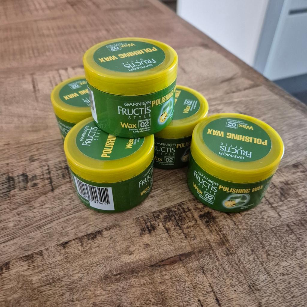 5 stuks Garnier Fructis Style Polishing Wax, Ophalen, Nieuw, Gel, Wax, Haarlak of Mousse