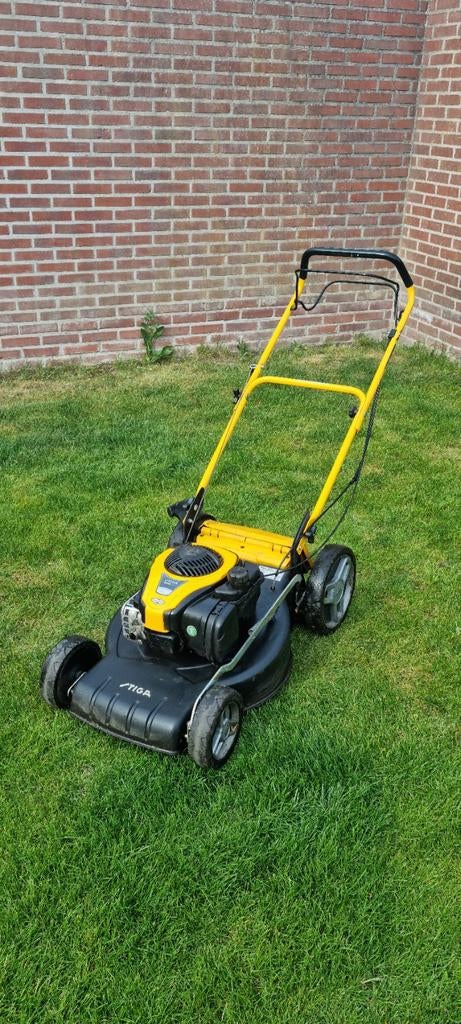 Stiga Combi 53 S benzine loopmaaier, Tuin en Terras, Grasmaaiers, Ophalen, Cirkelmaaier, Gebruikt, Stiga