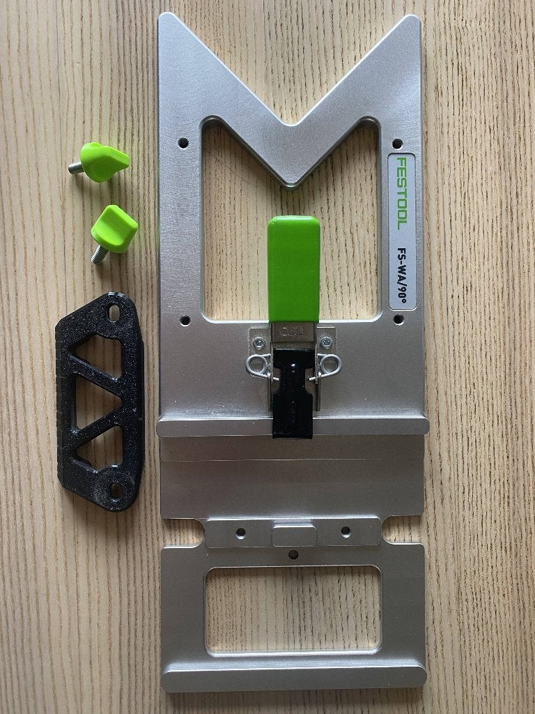 Festool FS-WA hoekaanslag - with 3d printed angle support, Festool, Festool, Ophalen of Verzenden, Zo goed als nieuw