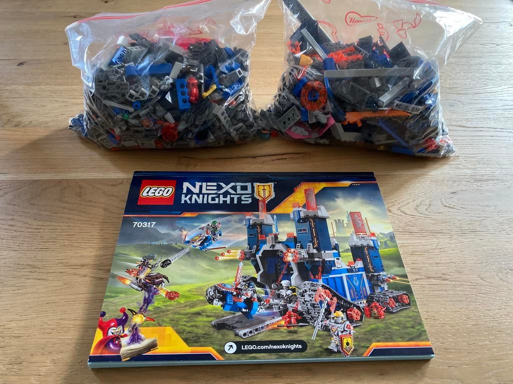 Lego Nexo Knights set 70317 Fortrex, Ophalen of Verzenden, Zo goed als nieuw, Complete set, Lego